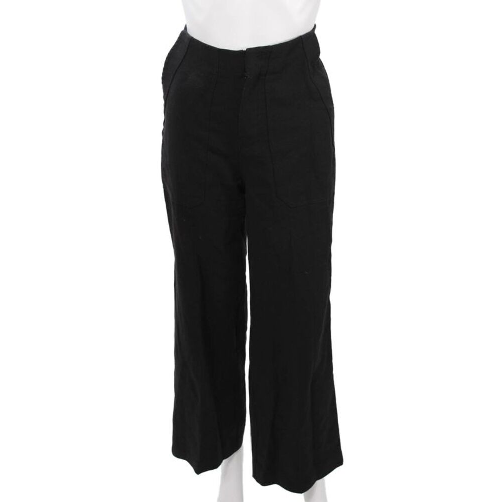 Shon Mott Womens Dress Pants Black Solid Zip Inseam 27 Size 0